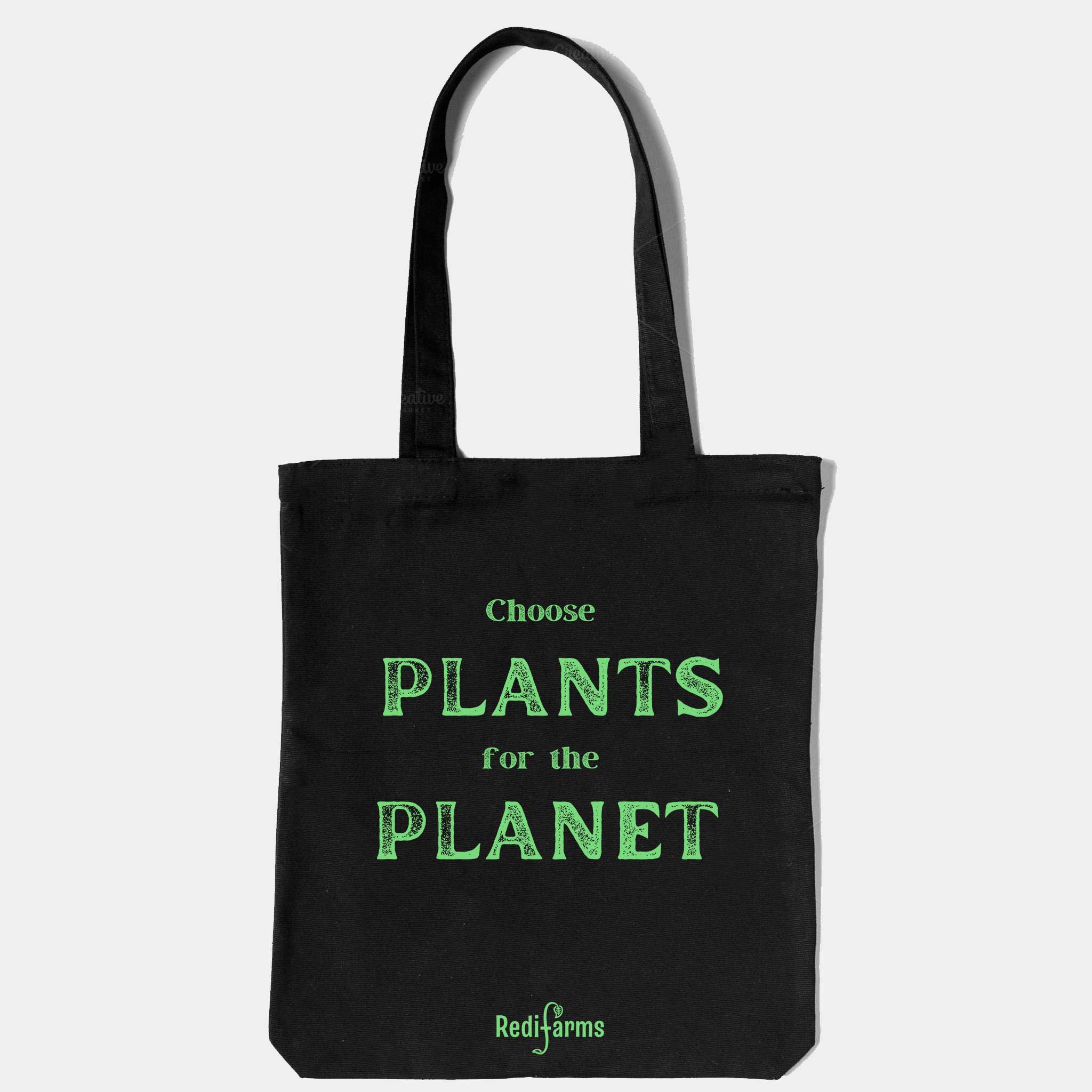 Plants for the planet totebag sold by Redifarms